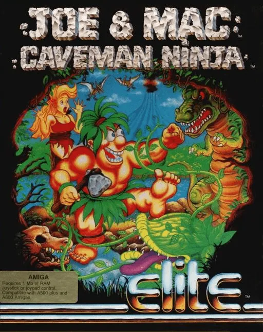 Joe & Mac: Caveman Ninja box art