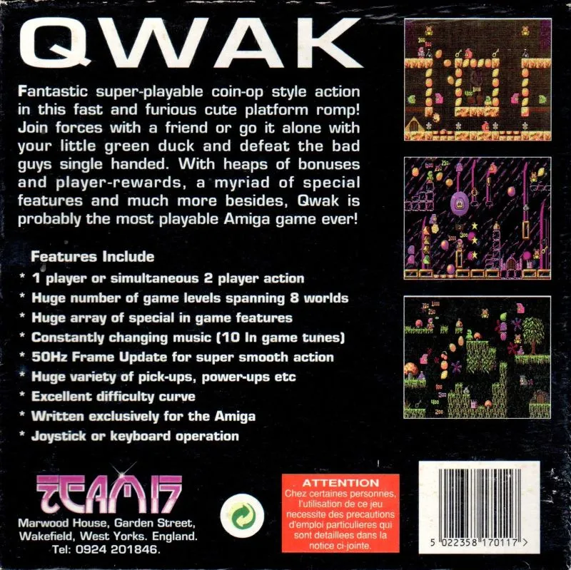 Qwak box back