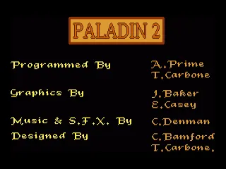 Paladin II screenshot