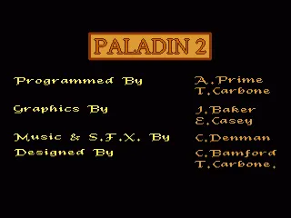 Backdrop artwork for Paladin II