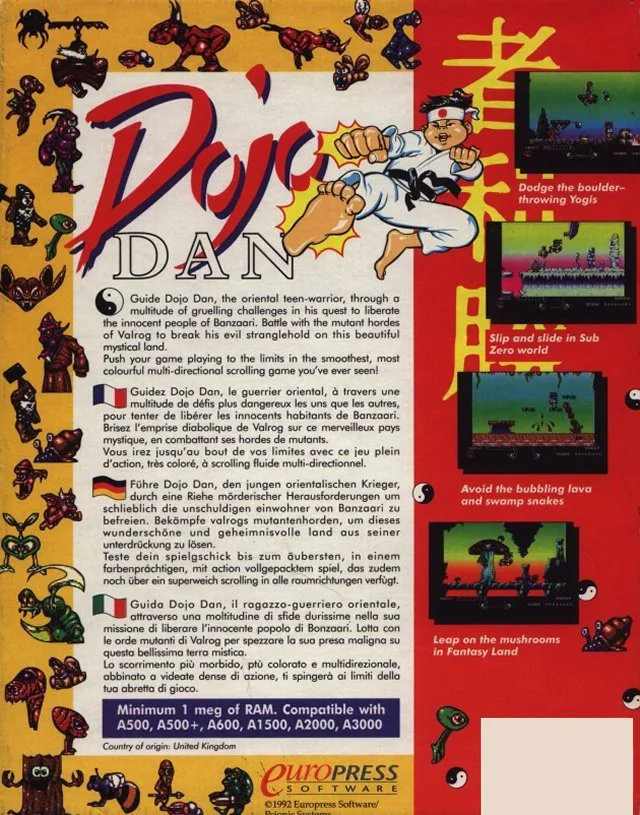 Dojo Dan box back