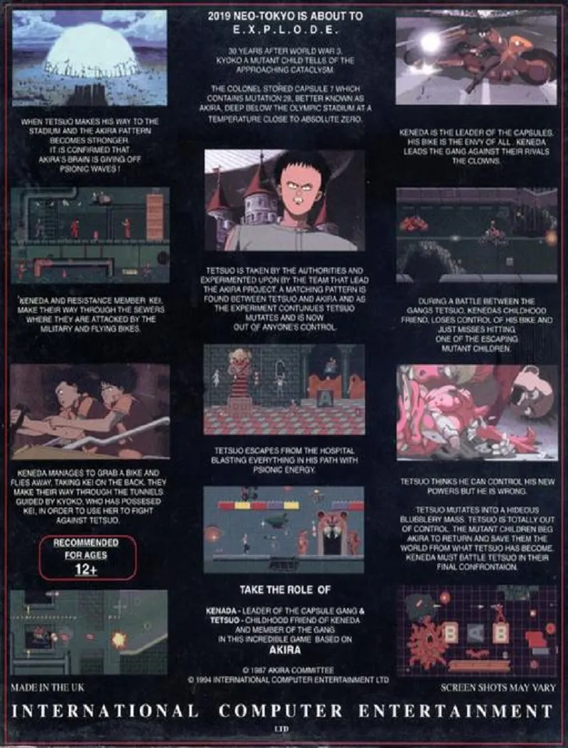 Akira box back
