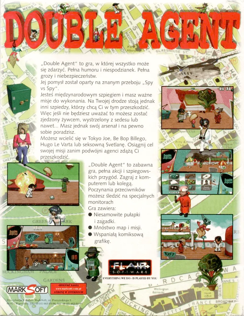 Double Agent box back