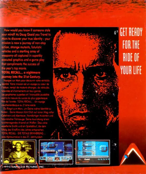 Total Recall box back