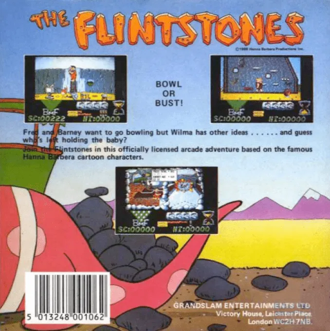 The Flintstones box back