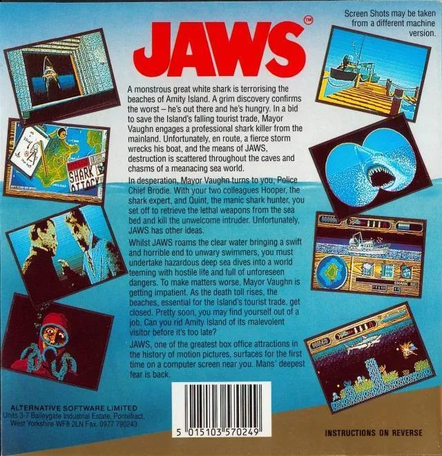 Jaws box back