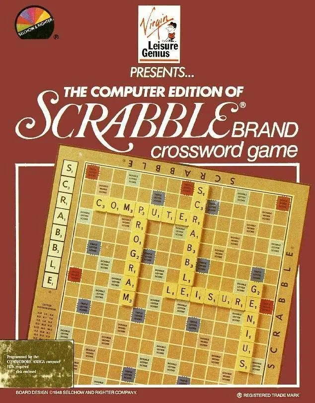 The Computer Edition Of Scrabble box art