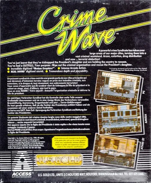 Crime Wave box back