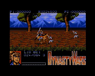 Backdrop artwork for Dynasty Wars