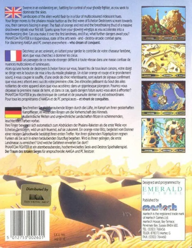 Phantom Fighter box back