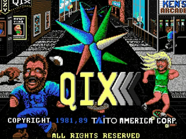 Qix screenshot