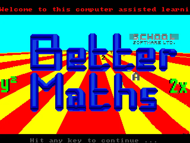 Better Maths screenshot