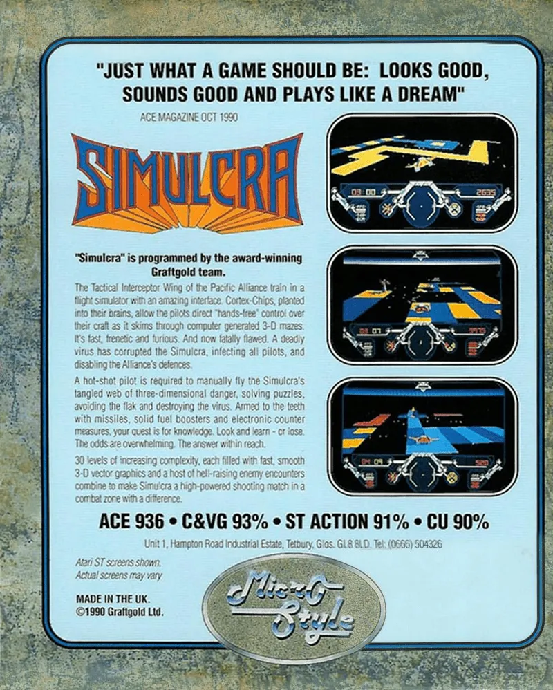 Simulcra box back