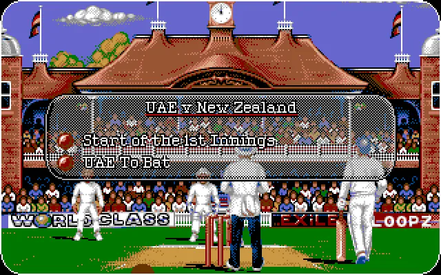 Backdrop artwork for Brian Lara's Cricket 96