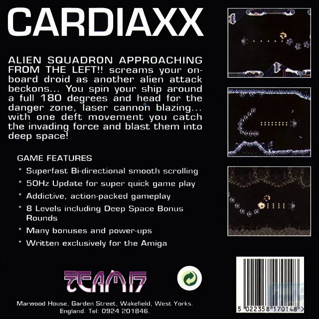 Cardiaxx box back