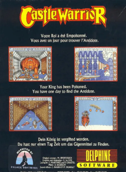 Castle Warrior box back
