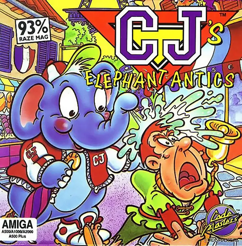 CJ's Elephant Antics box art