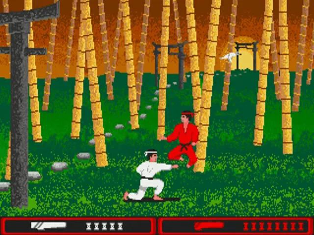 Backdrop artwork for Karate King & City Defence
