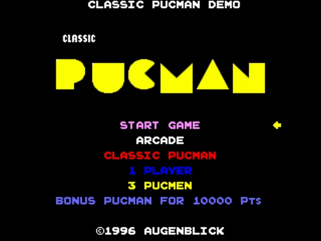 Classic Pucman screenshot