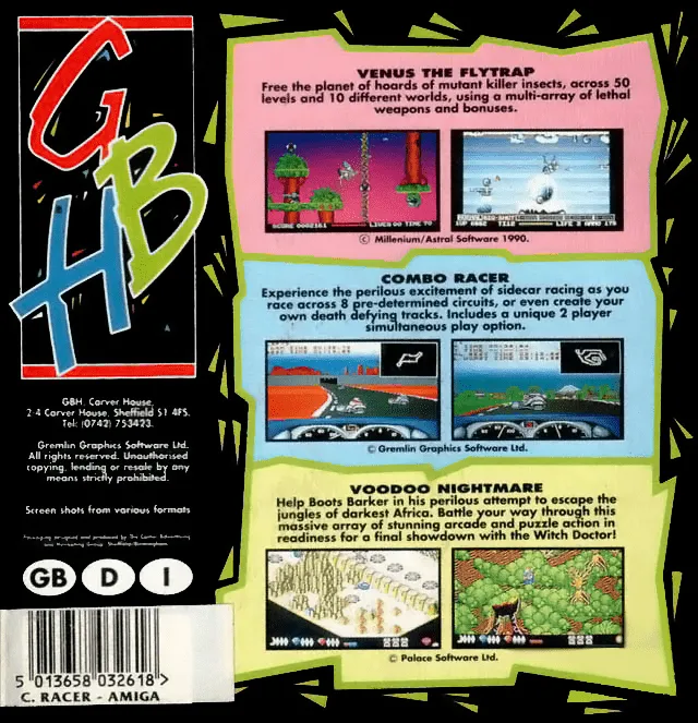 Combo Racer box back