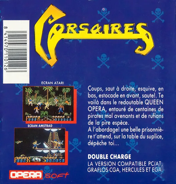 Corsarios box back