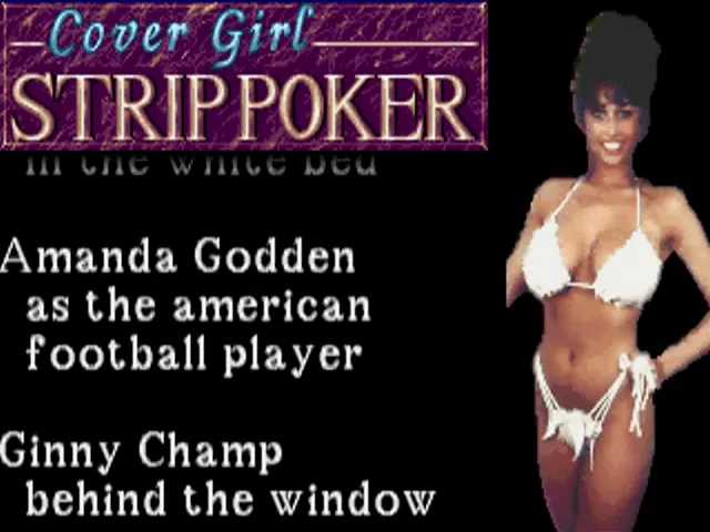 Cover Girl Strip Poker screenshot