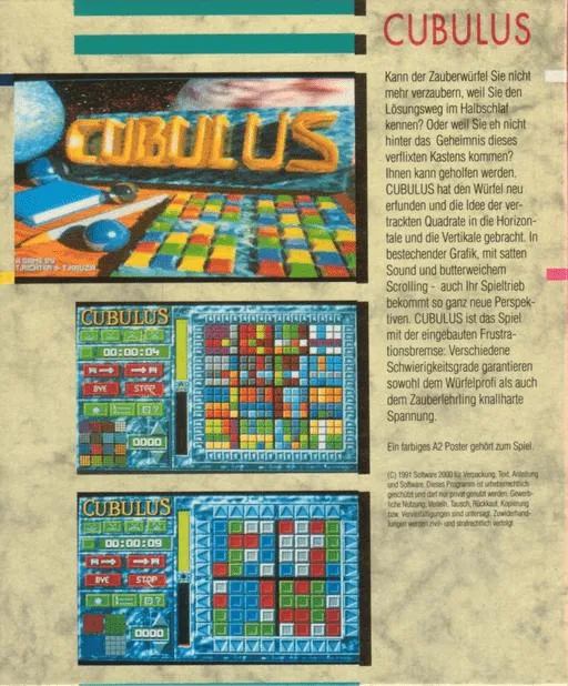 Cubulus box back