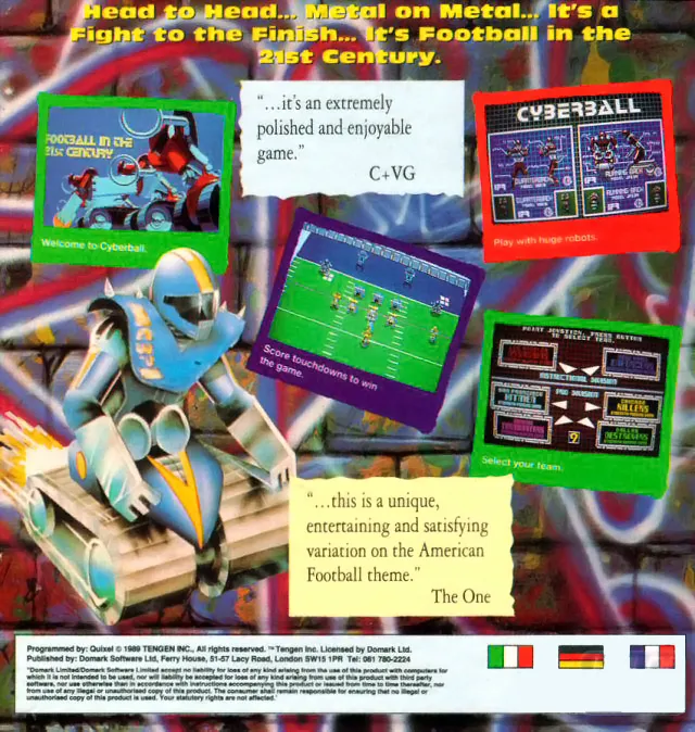 Cyberball box back