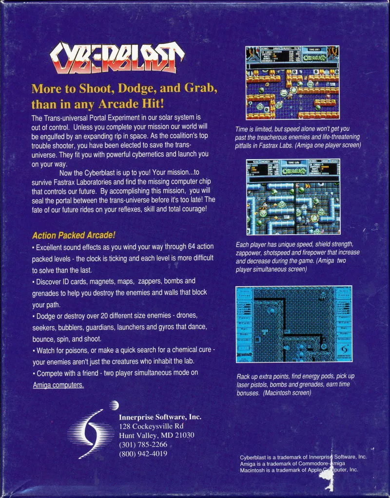 Cyberblast box back