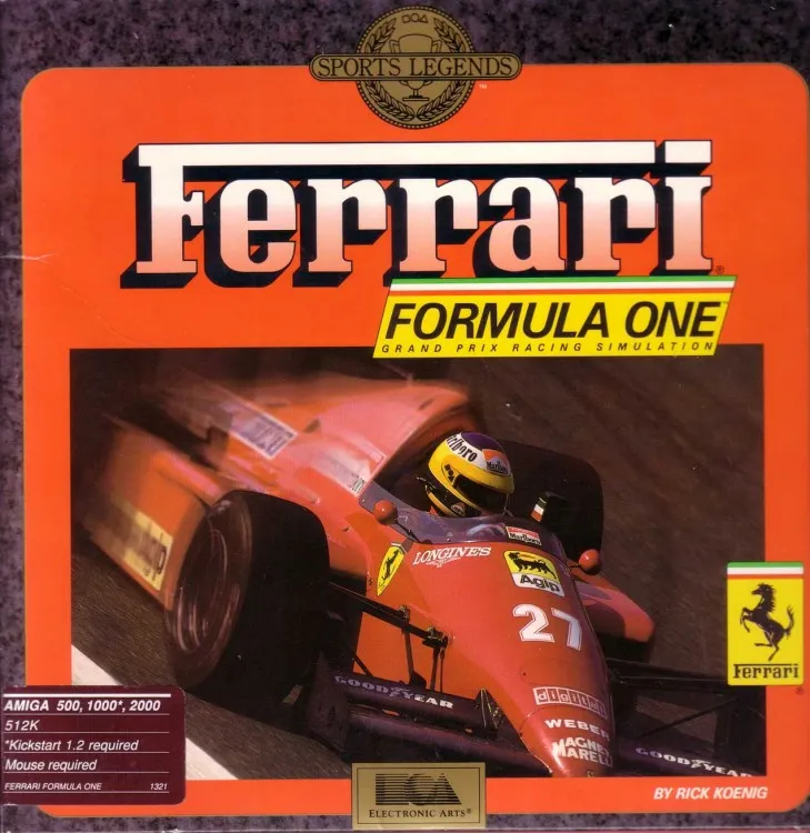 Ferrari Formula One box art