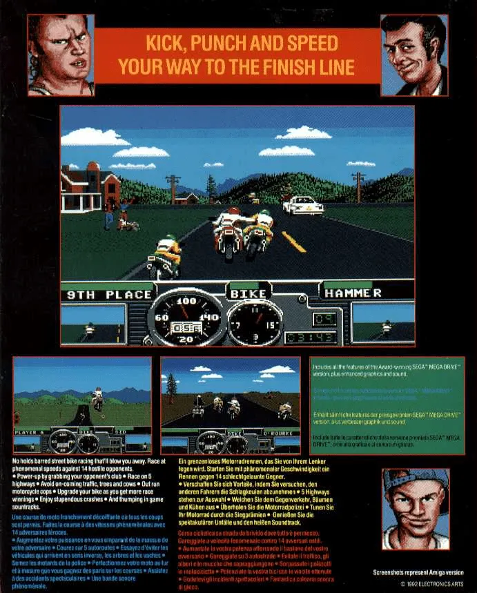 Road Rash box back