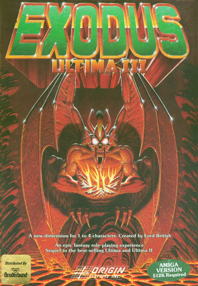 Exodus: Ultima III box art