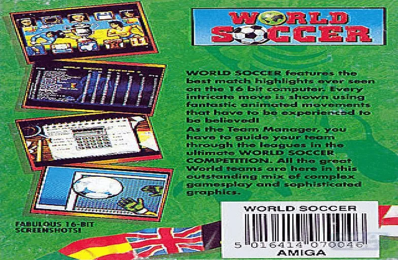 World Soccer box back