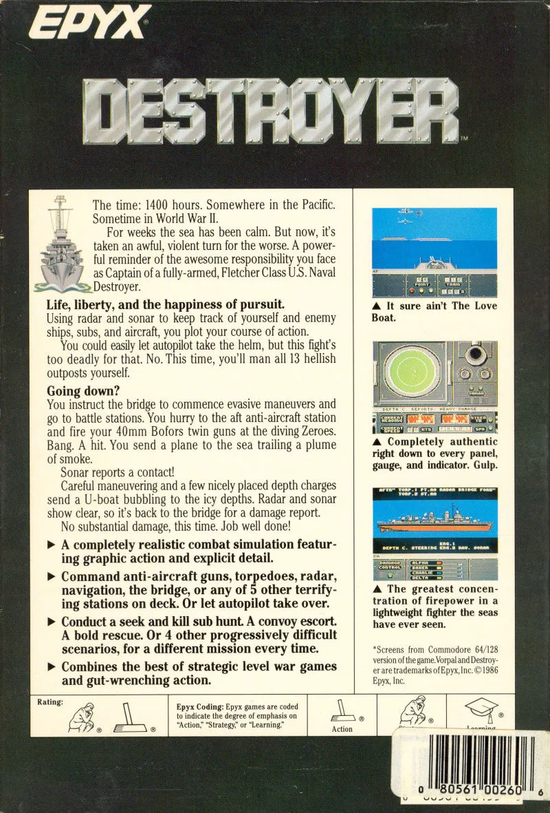 Destroyer box back