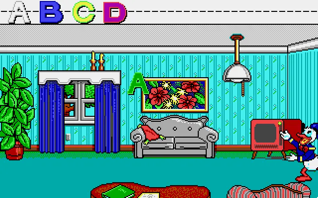 Backdrop artwork for Donald's Alphabet Chase