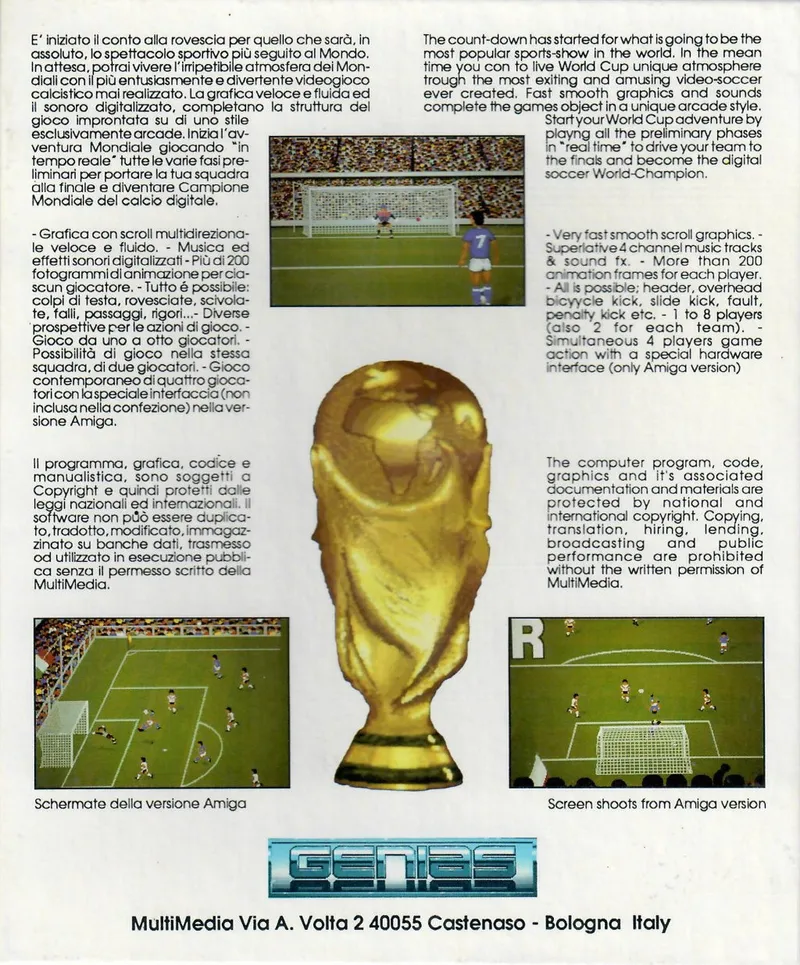 World Cup 90 box back