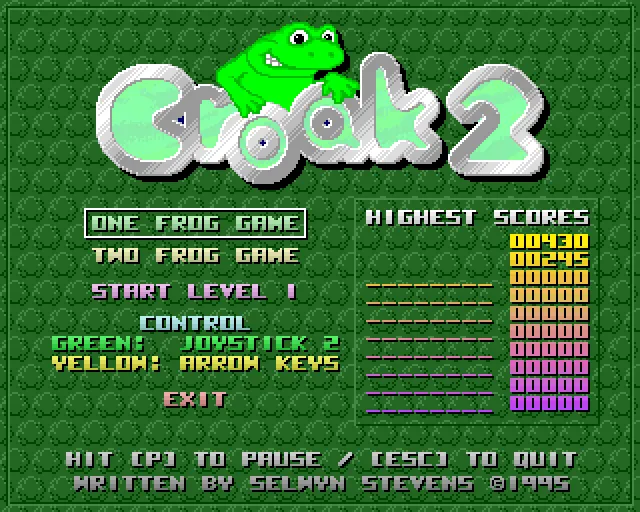 Croak 2 screenshot