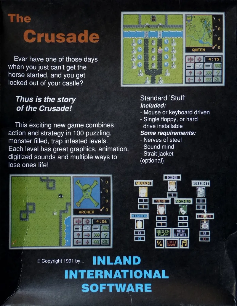 The Crusade box back