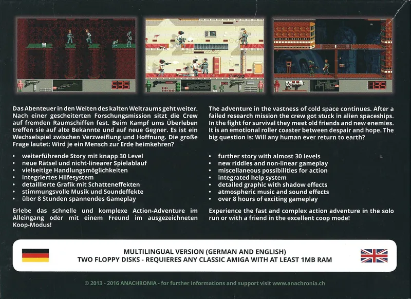 Enemy 2: Missing in Action box back