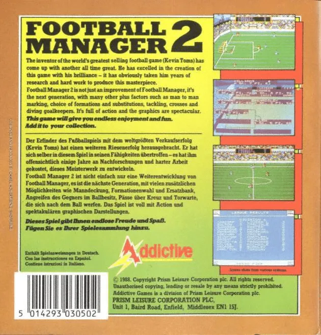 Football Manager 2 box back