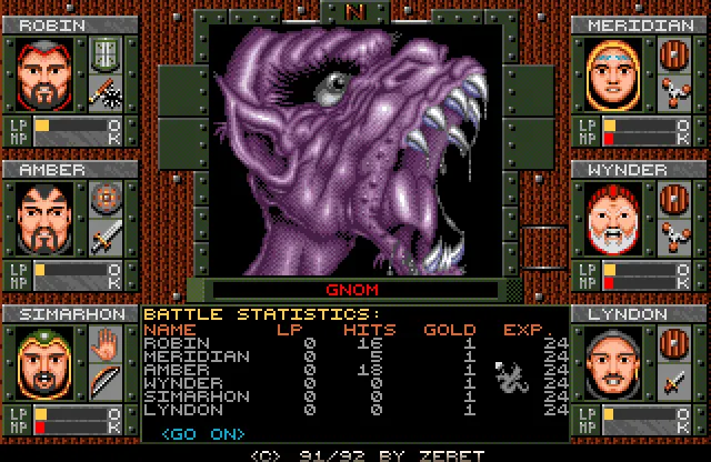 Backdrop artwork for Dungeons of Avalon