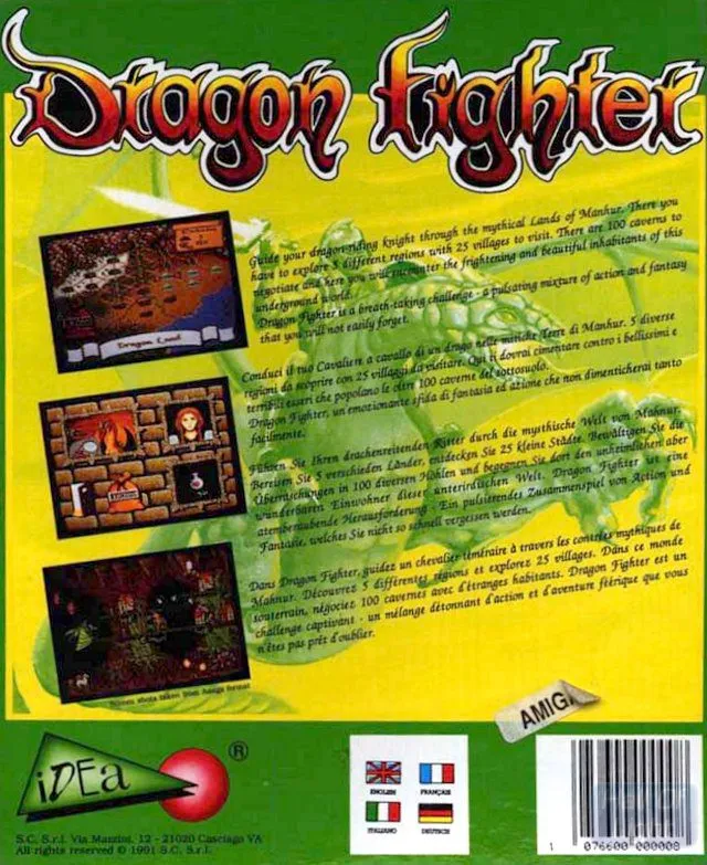 Dragon Fighter box back
