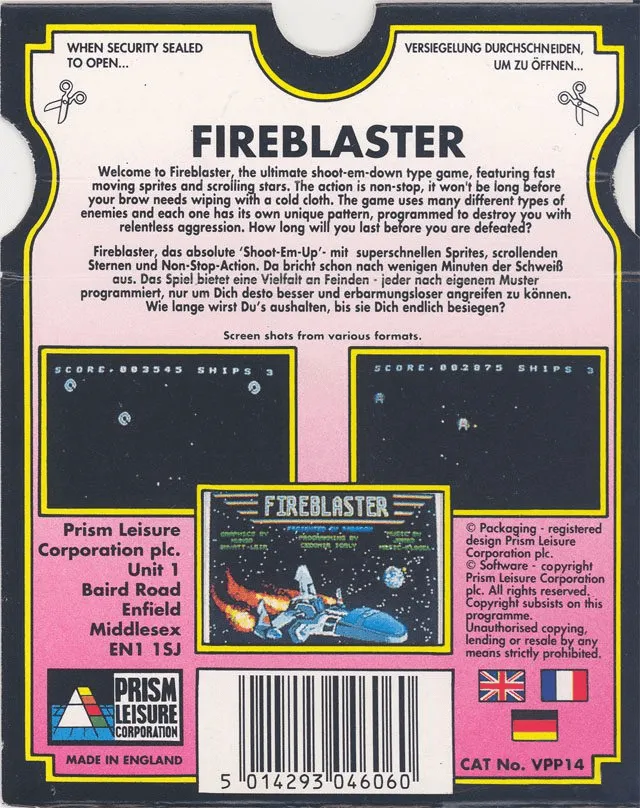 Fireblaster box back