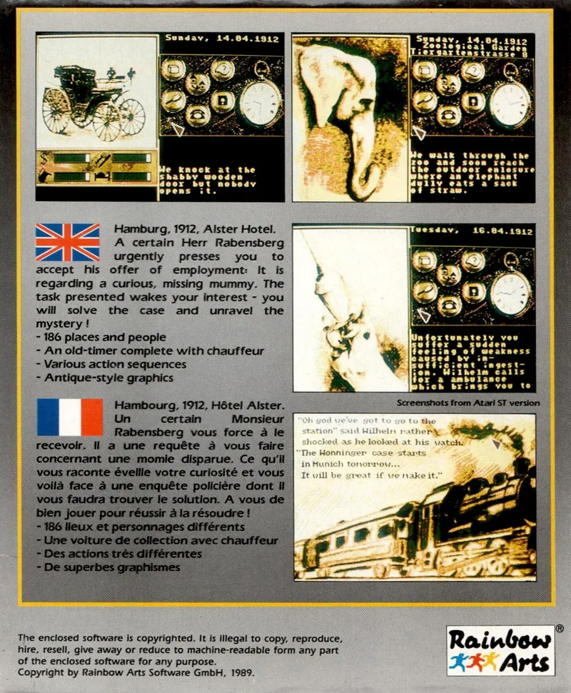 Mystery of the Mummy box back