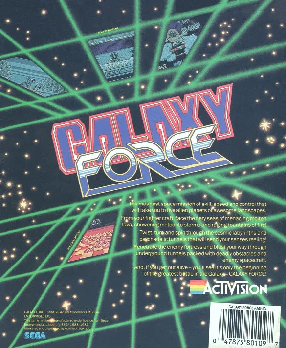 Galaxy Force box back
