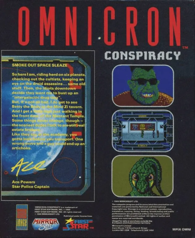 Omnicron Conspiracy box back