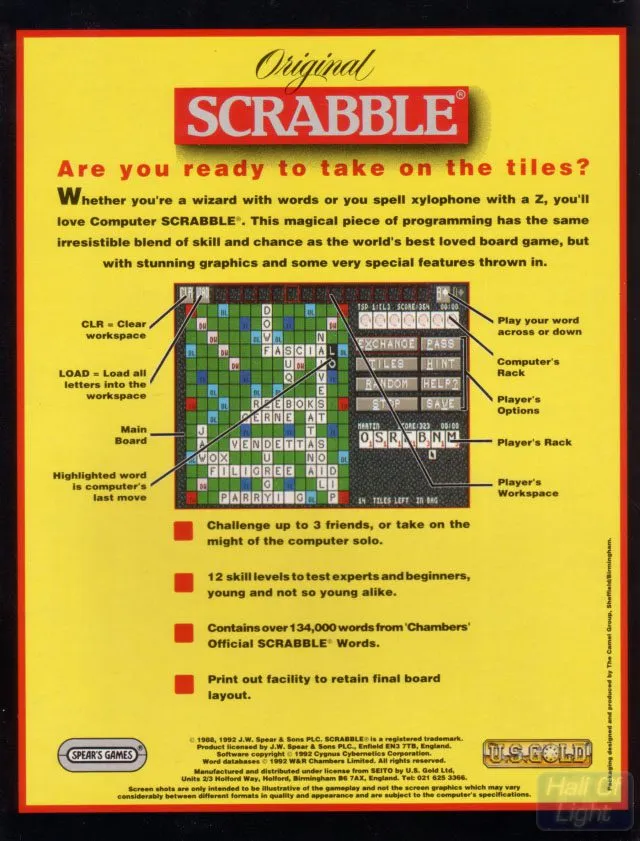 Scrabble box back