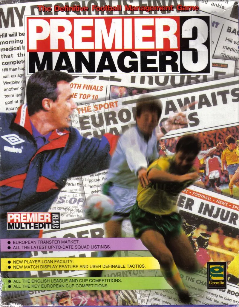 Premier Manager 3 box art