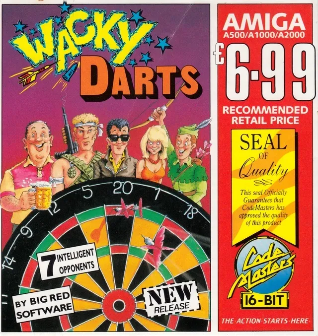 Wacky Darts box art