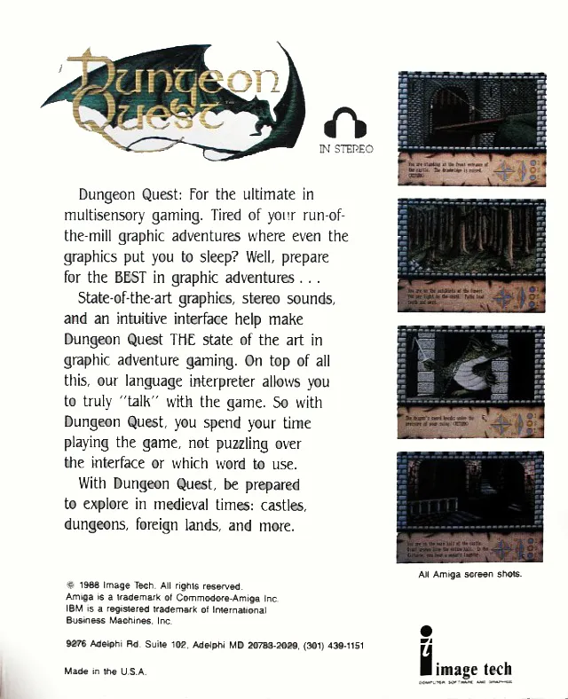 Dungeon Quest box back